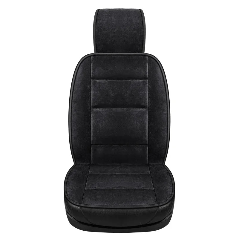 Winter Plush Car Cushion - Warm, Durable Comfort for Long Drives